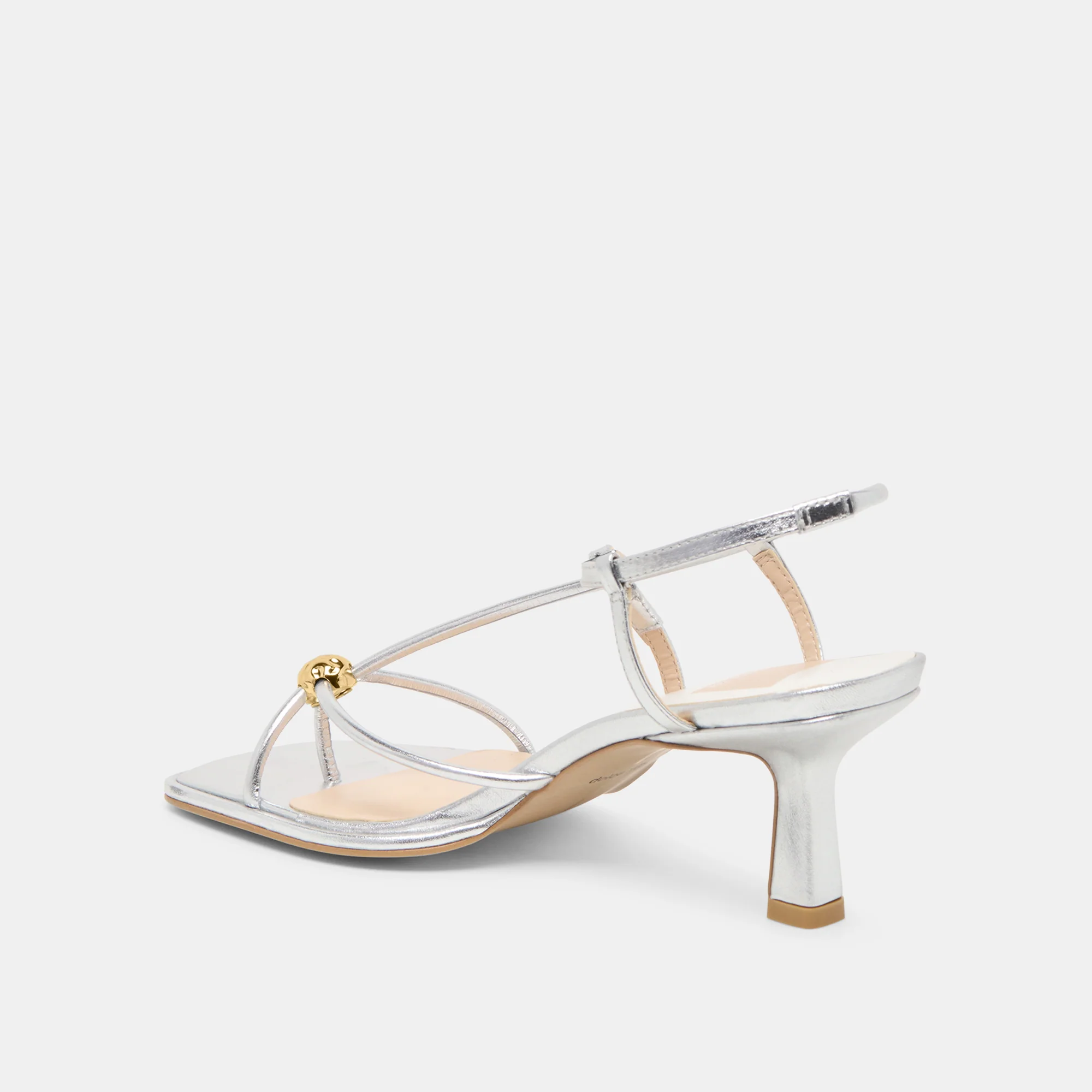 MYLEE HEELS SILVER DISTRESSED LEATHER - Image 5