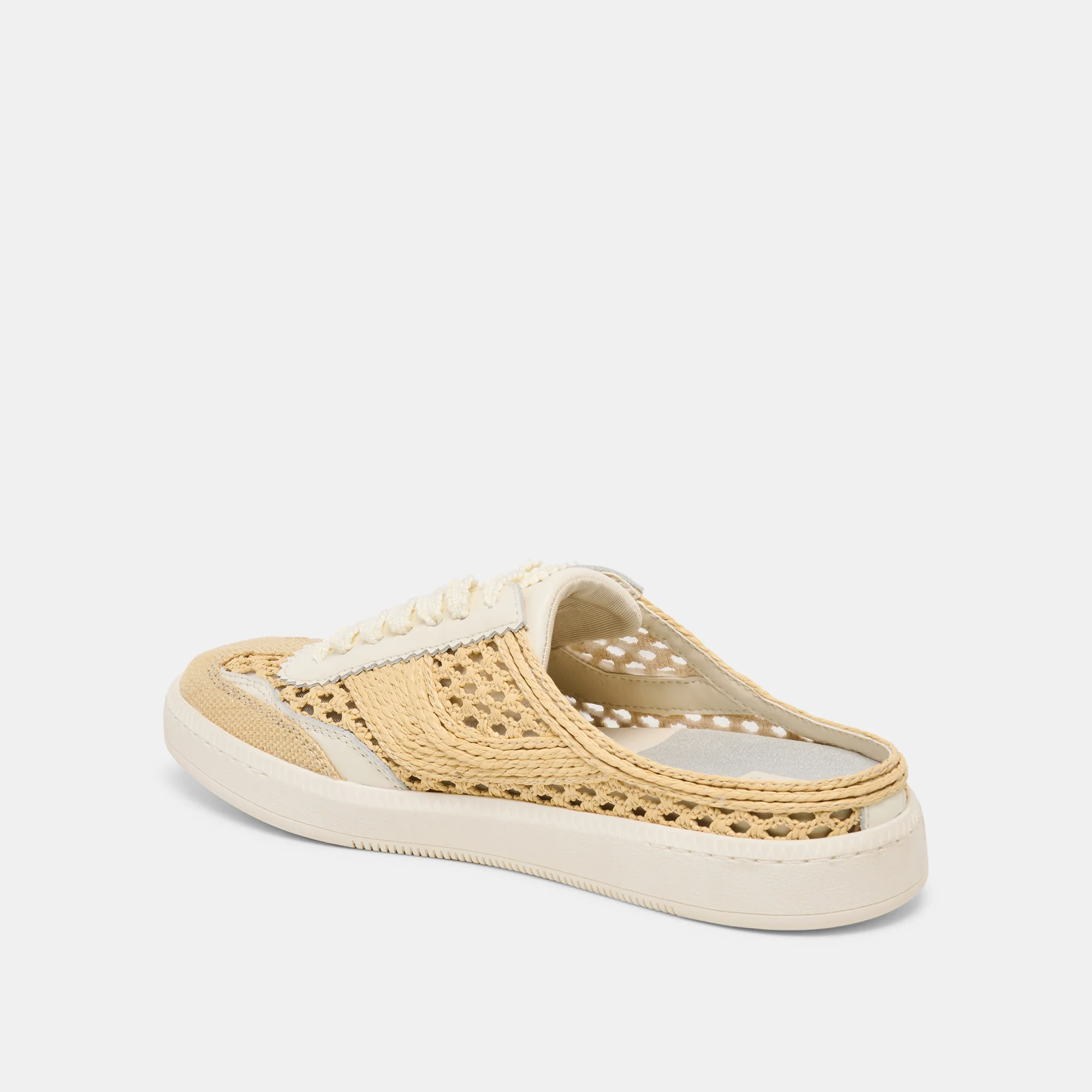 NOTICE SLIDE WOVEN SNEAKERS LT NATURAL WOVEN RAFFIA - Image 5