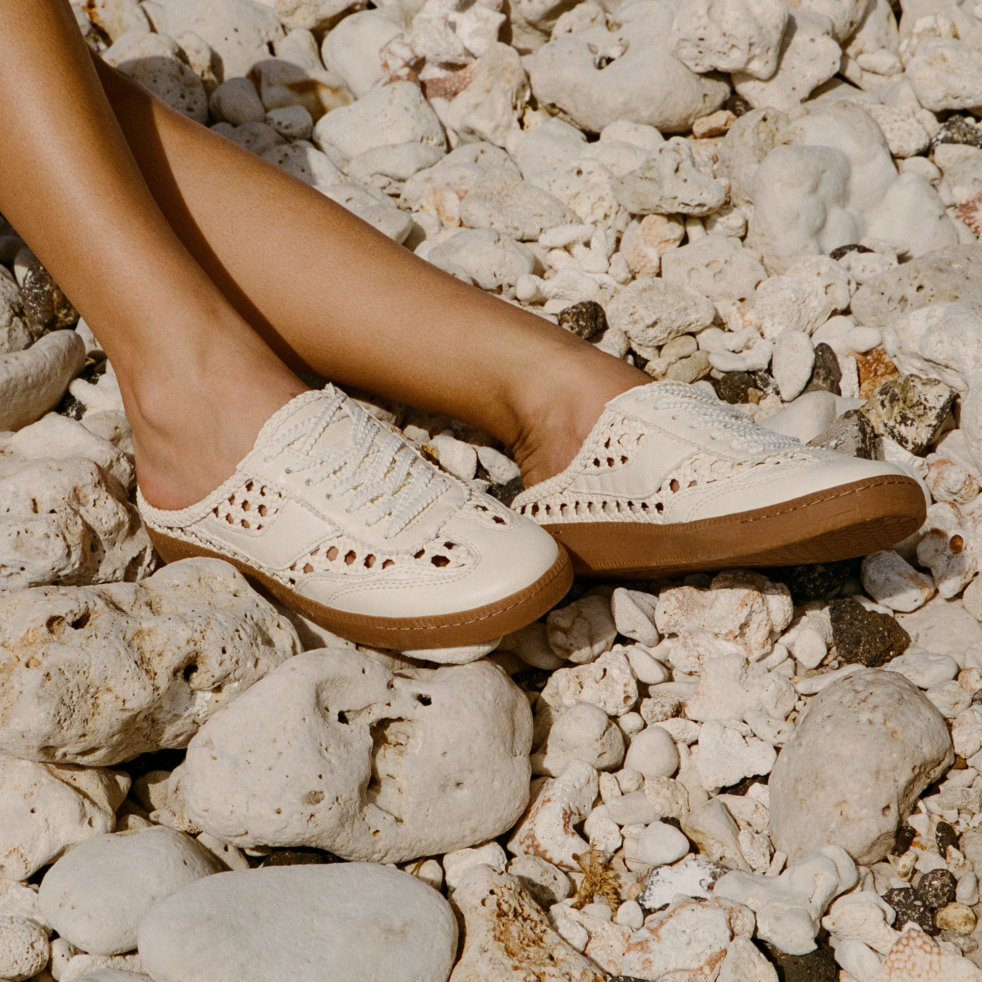 NOTICE SLIDE WOVEN SNEAKERS OFF WHITE WOVEN STELLA - Image 2