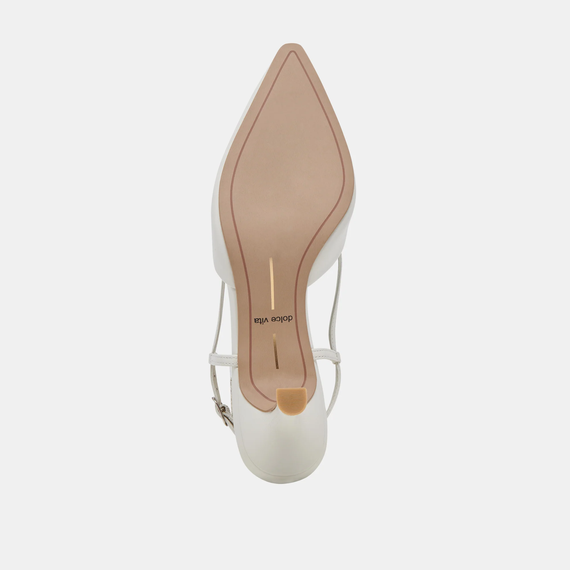 ODELA HEELS WHITE LEATHER - Image 11