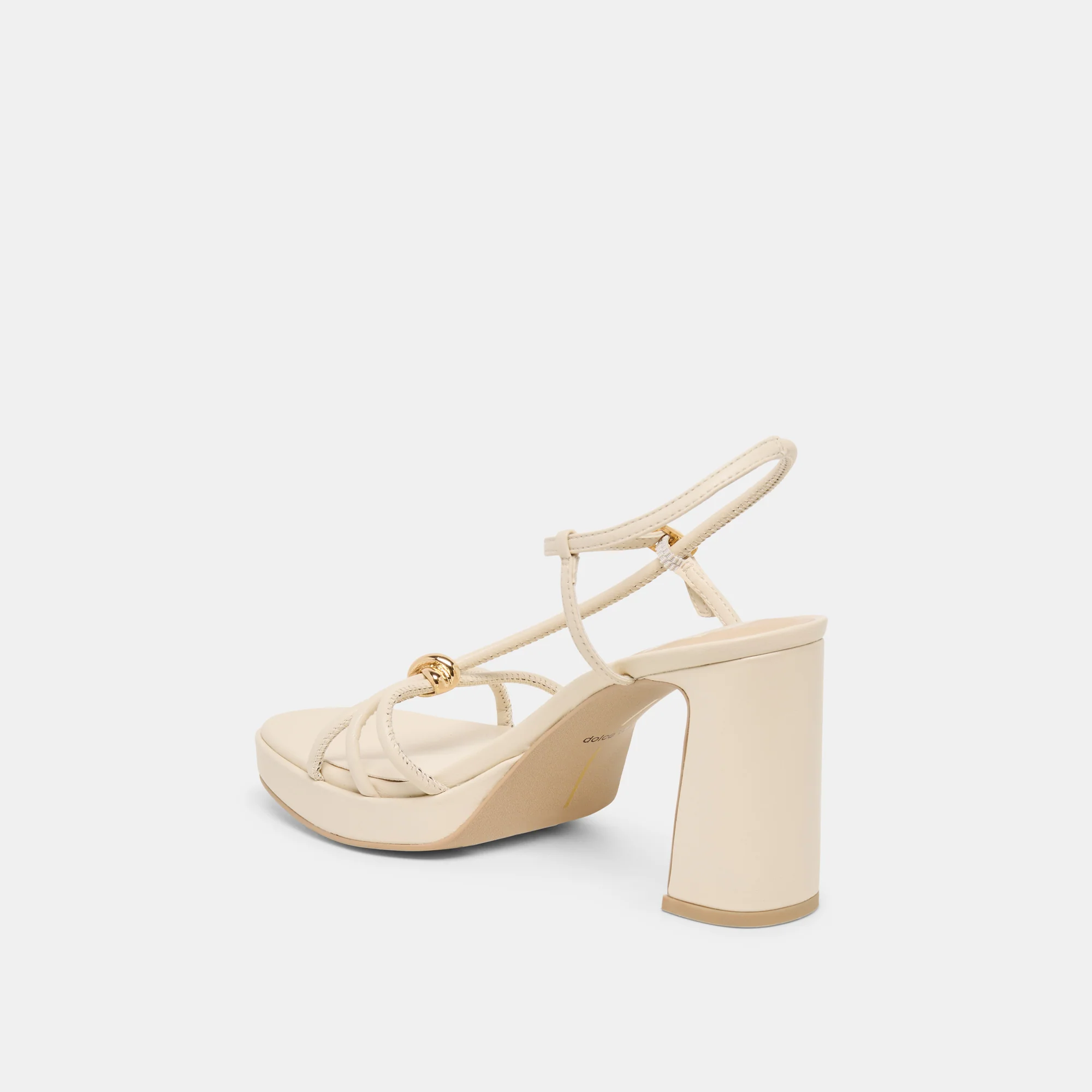 ODETE HEELS CREME LEATHER - Image 5