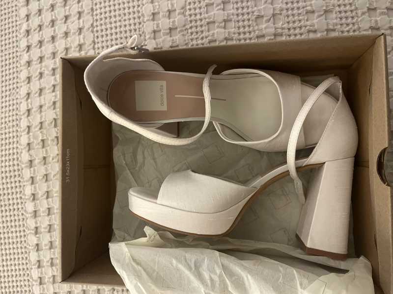 PANDRO HEELS WHITE SATIN - re:vita - Image 11