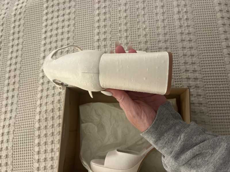 PANDRO HEELS WHITE SATIN - re:vita - Image 12