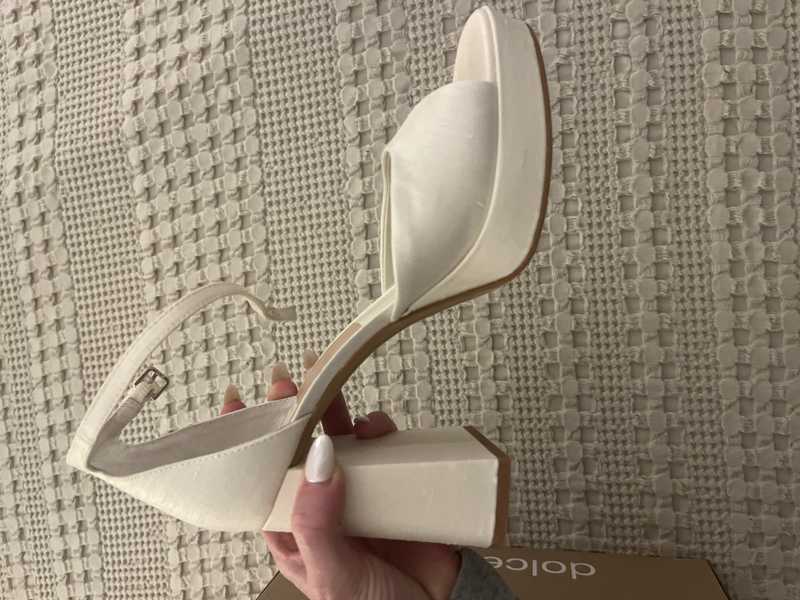 PANDRO HEELS WHITE SATIN - re:vita - Image 13