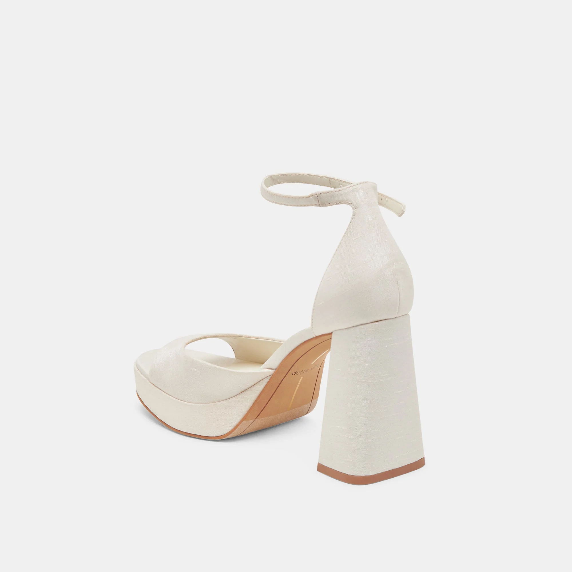PANDRO HEELS WHITE SATIN - re:vita - Image 5