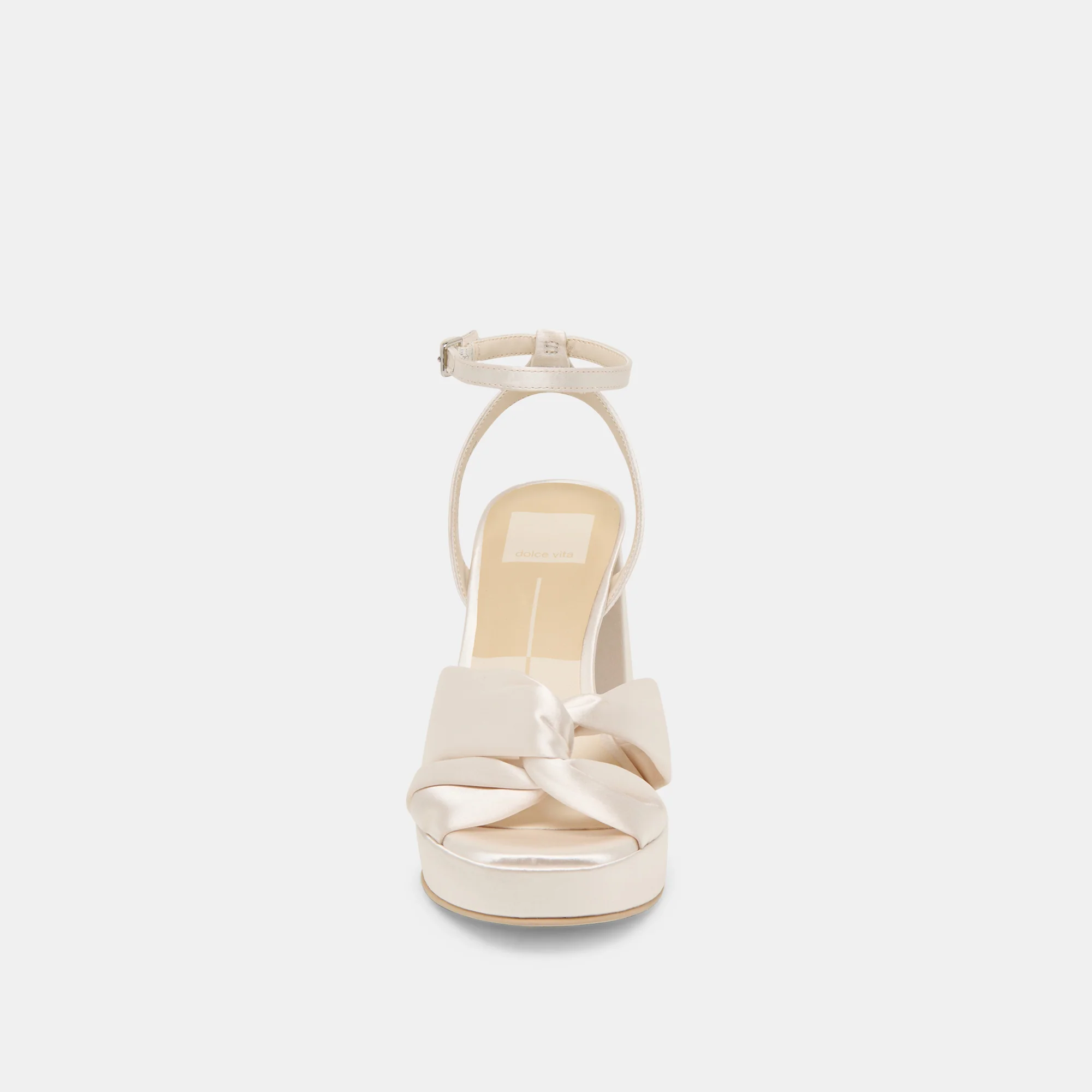 PARLO HEELS IVORY SATIN - Image 8