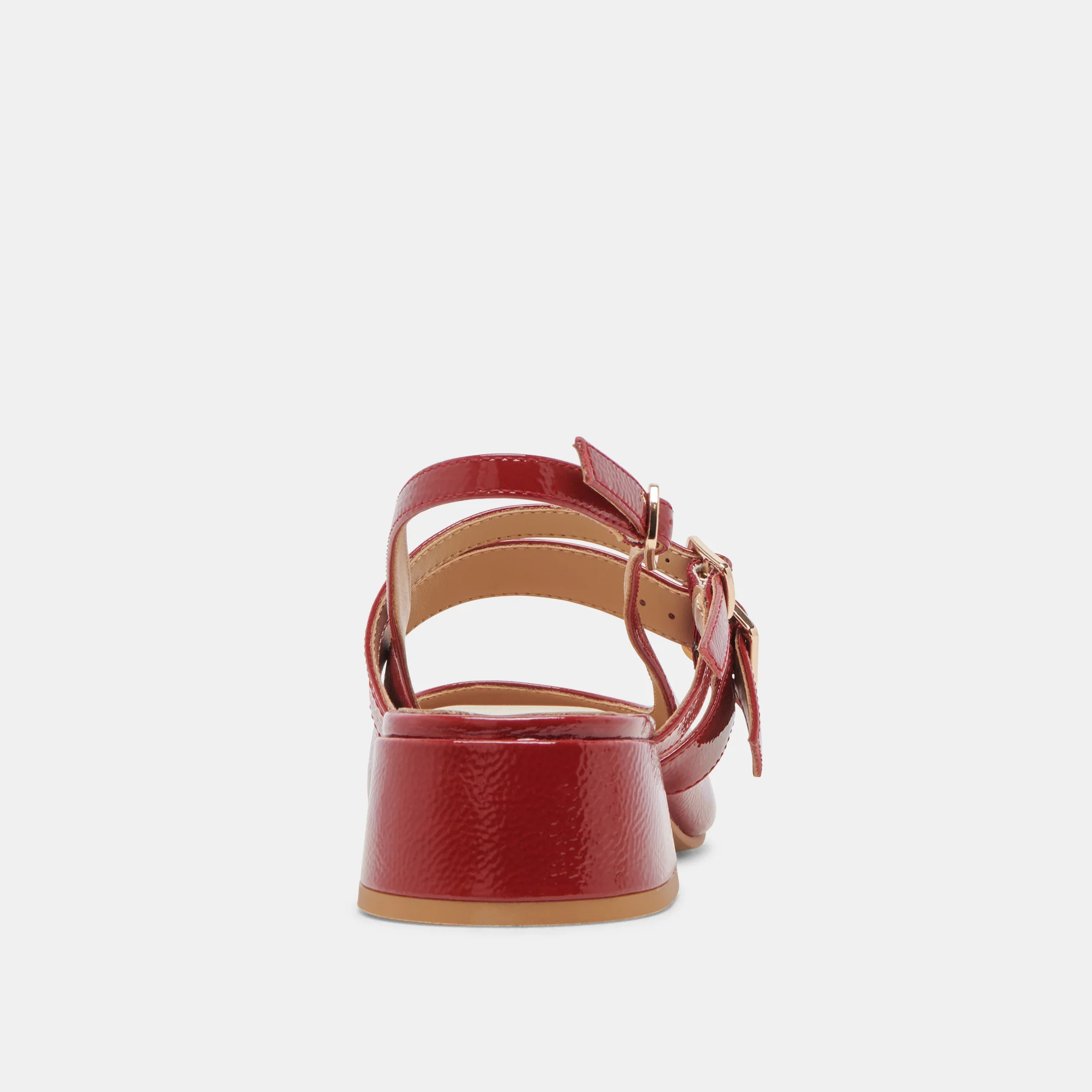 PATZY HEELS CRIMSON CRINKLE PATENT LEATHER - Image 10