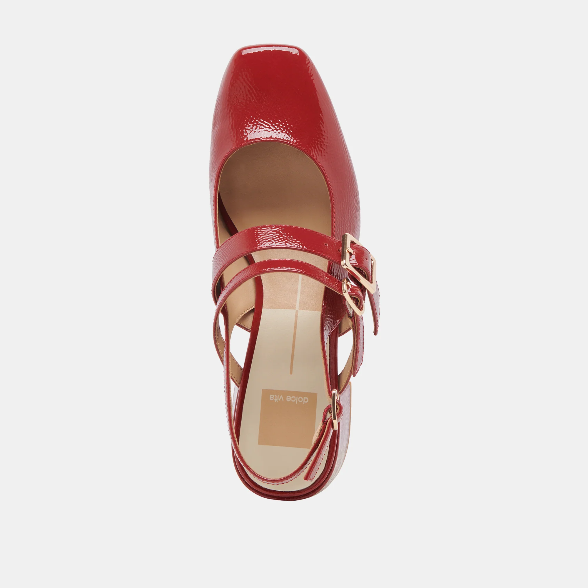 PATZY HEELS CRIMSON CRINKLE PATENT LEATHER - Image 11