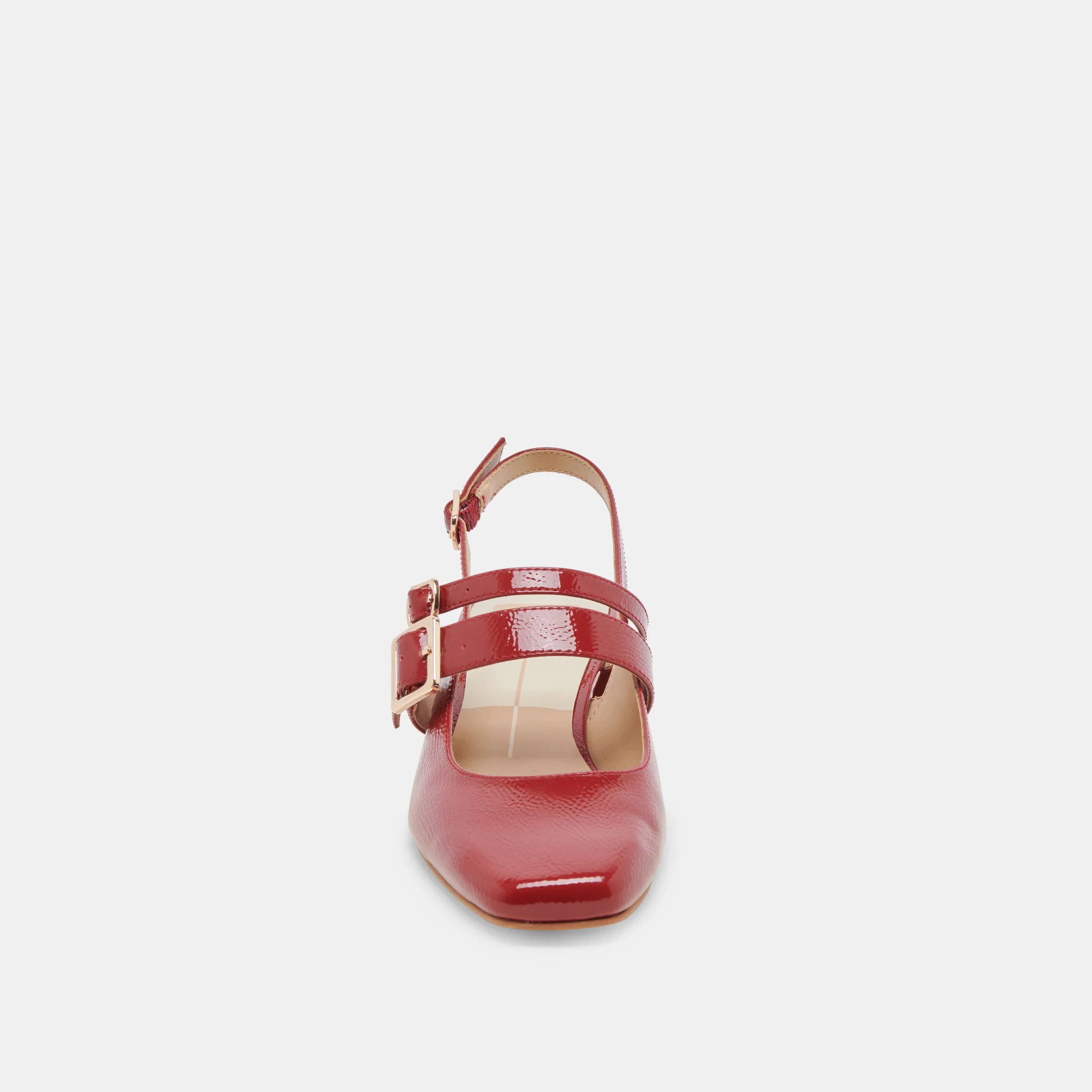 PATZY HEELS CRIMSON CRINKLE PATENT LEATHER - Image 9