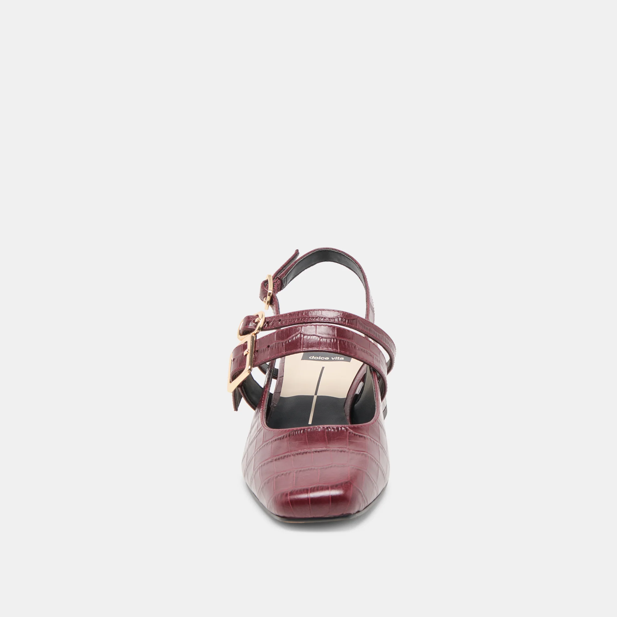 PATZY HEELS OXBLOOD EMBOSSED LEATHER - Image 10