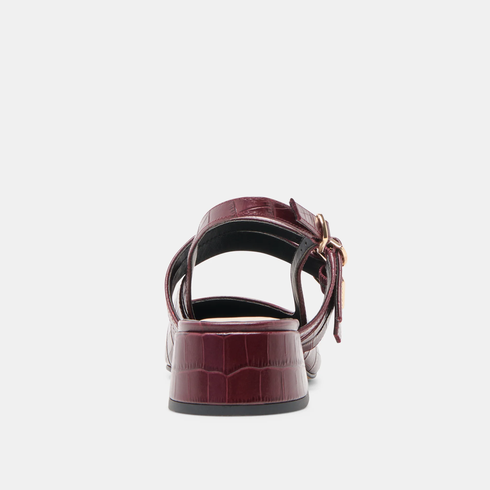 PATZY HEELS OXBLOOD EMBOSSED LEATHER - Image 11