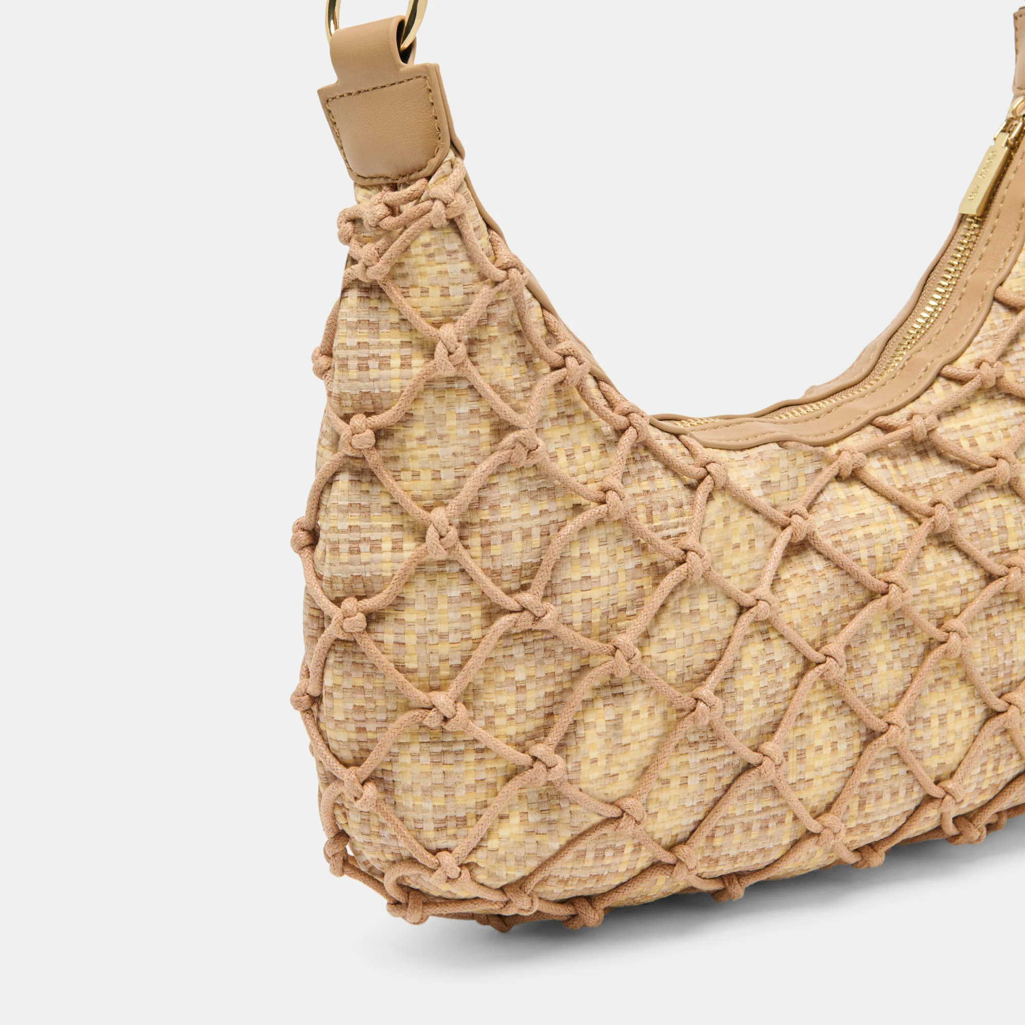 POSITANO SHOULDER BAG NATURAL RAFFIA - Image 7