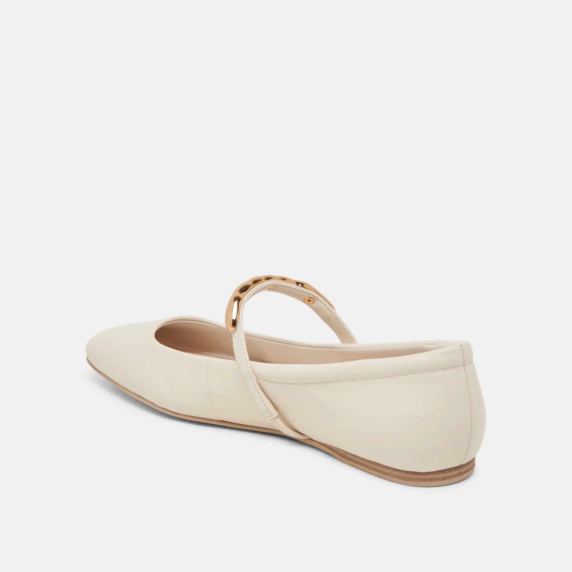 RADYA BALLET FLATS CREME LEATHER - Image 7