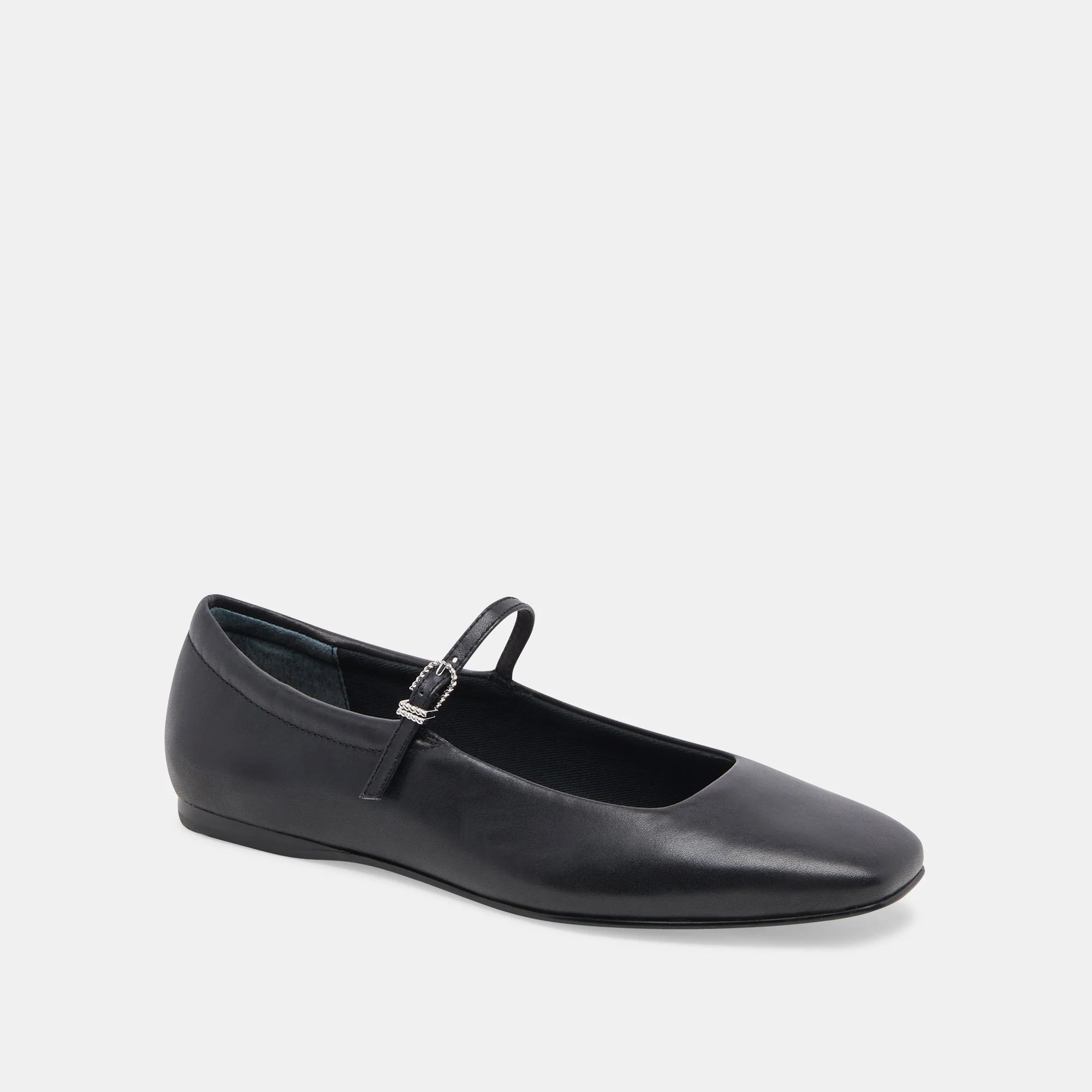 REYES BALLET FLATS BLACK LEATHER - re:vita - Image 3