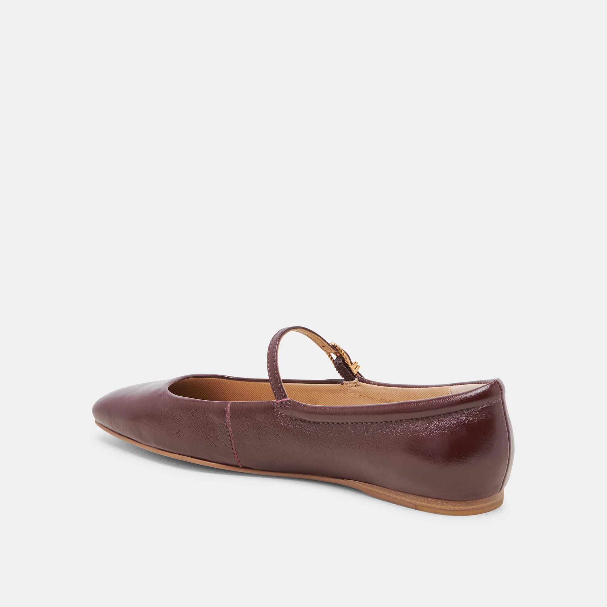 REYES BALLET FLATS CRANBERRY CRINKLE PATENT - Image 5