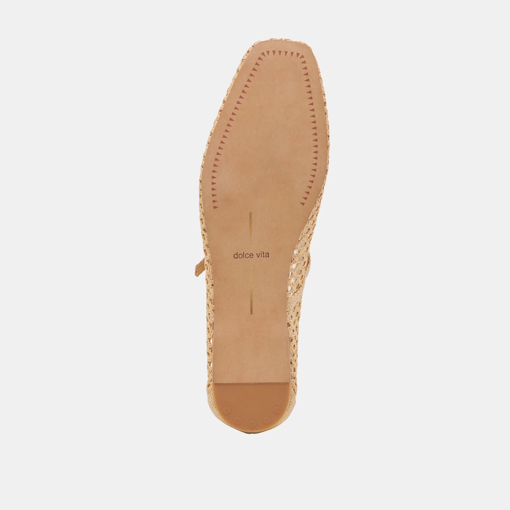 REYES WIDE BALLET FLATS LT NATURAL WOVEN RAFFIA - Image 9
