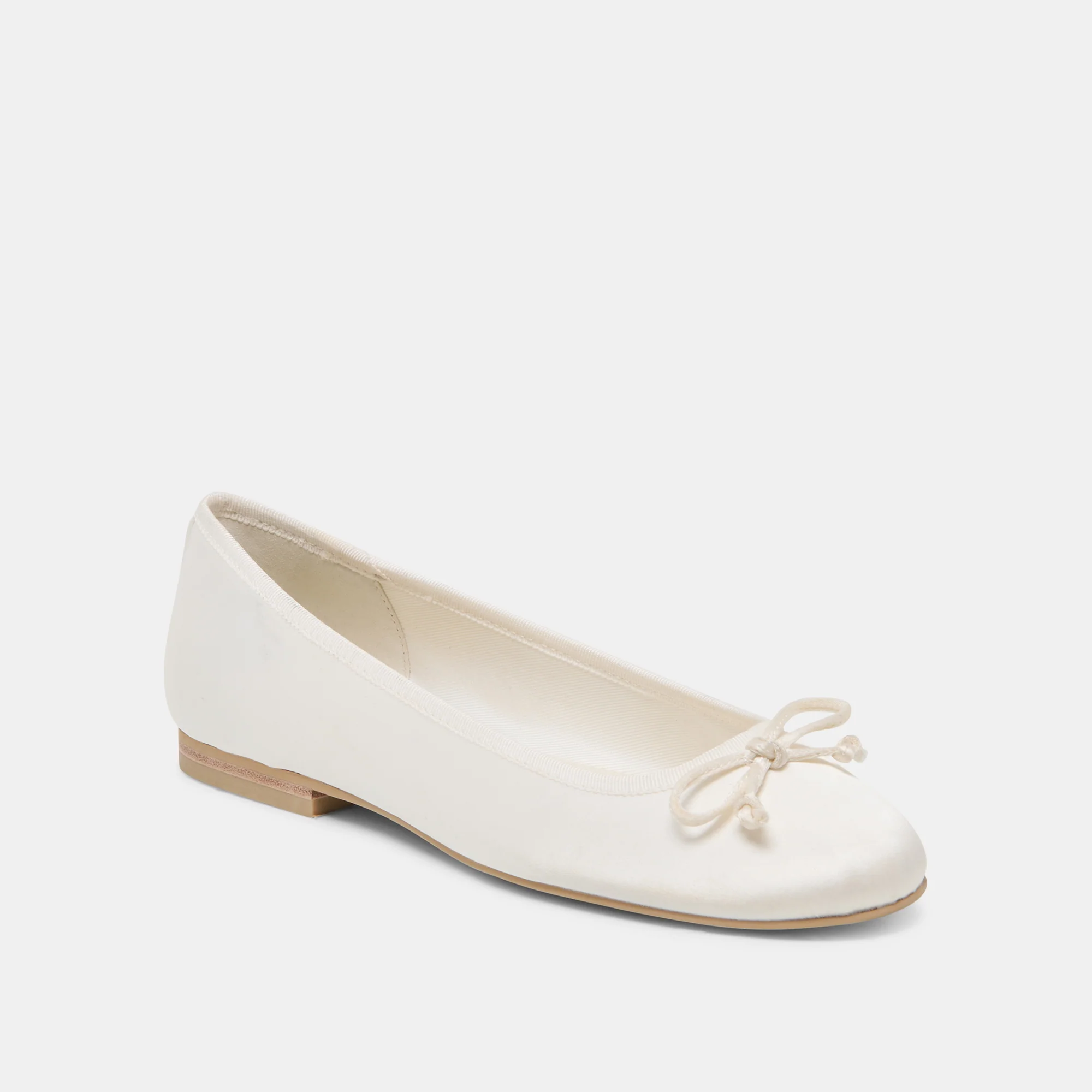 RITLA BALLET FLATS WHITE SATIN - Image 2