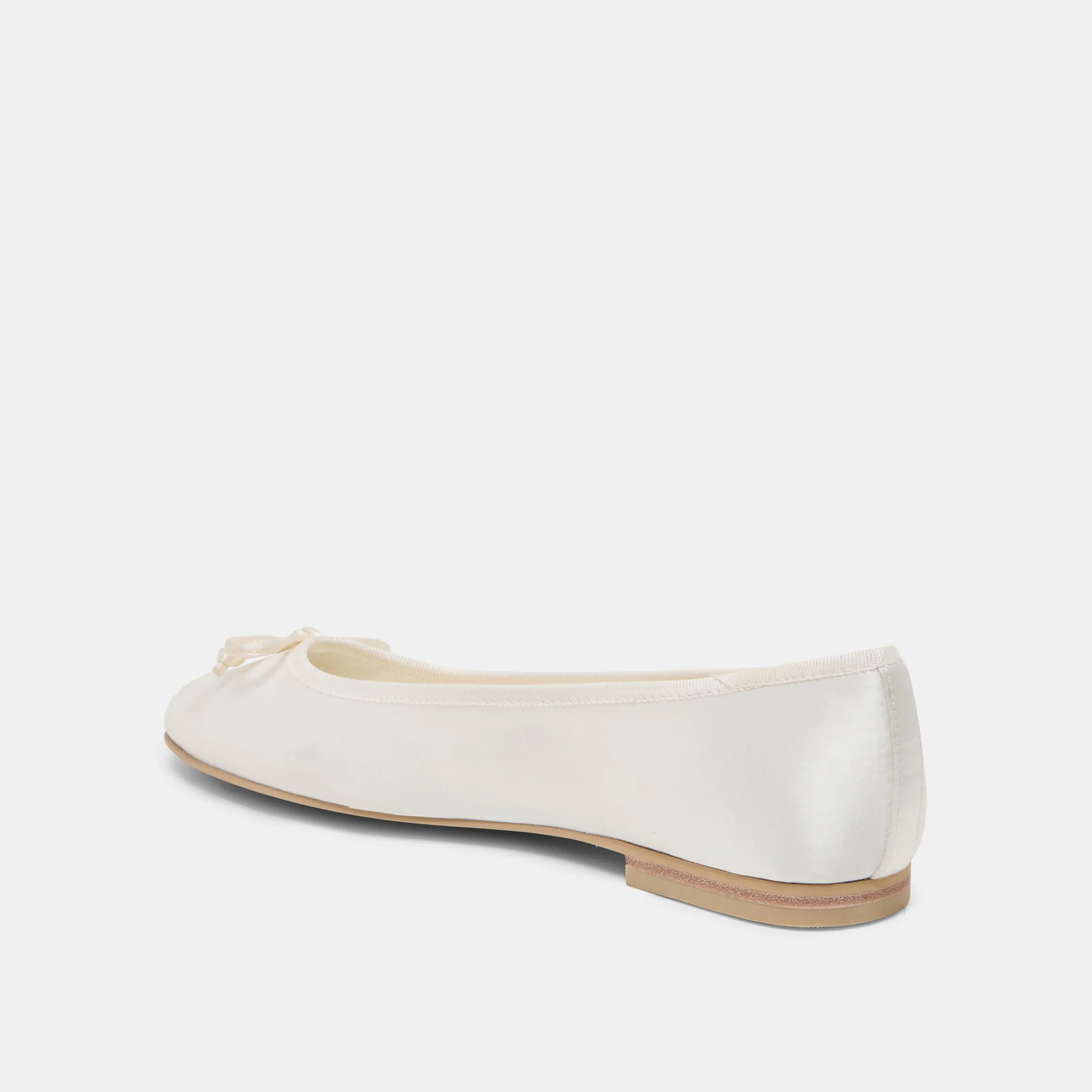 RITLA BALLET FLATS WHITE SATIN - Image 5