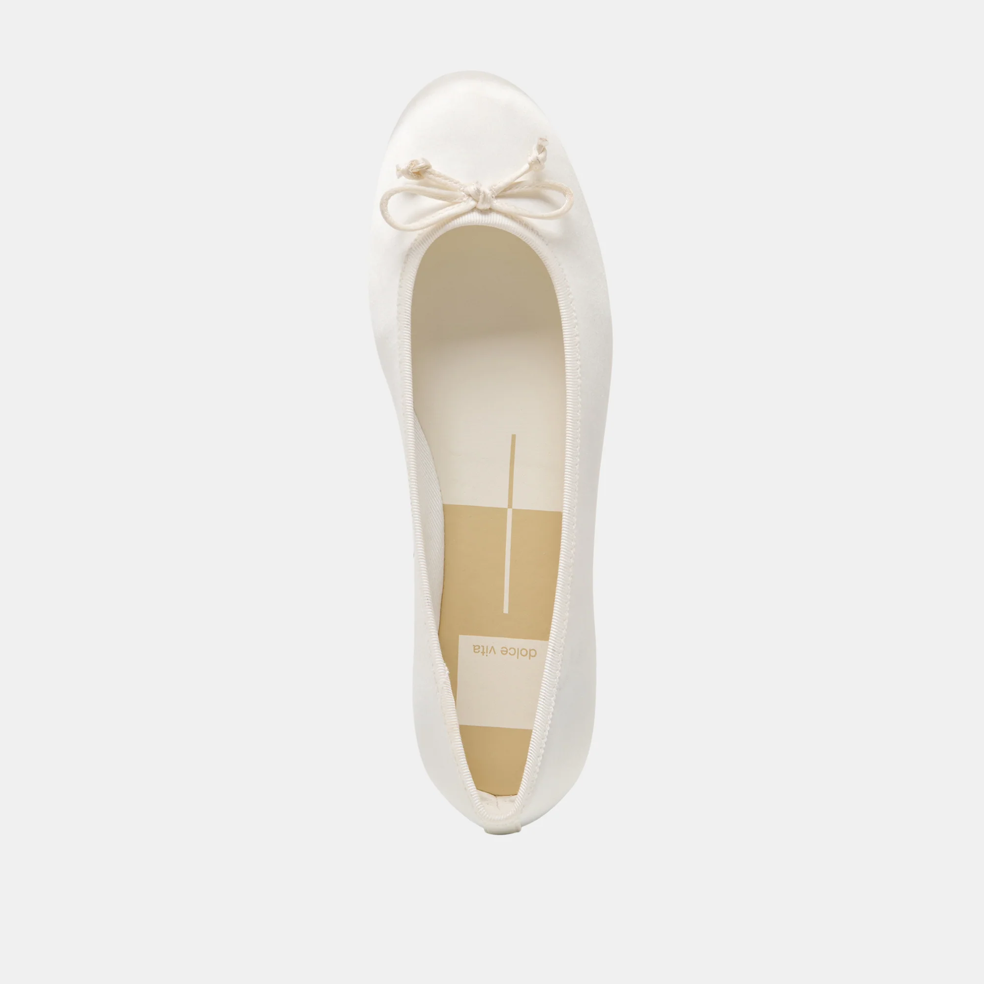 RITLA BALLET FLATS WHITE SATIN - Image 8