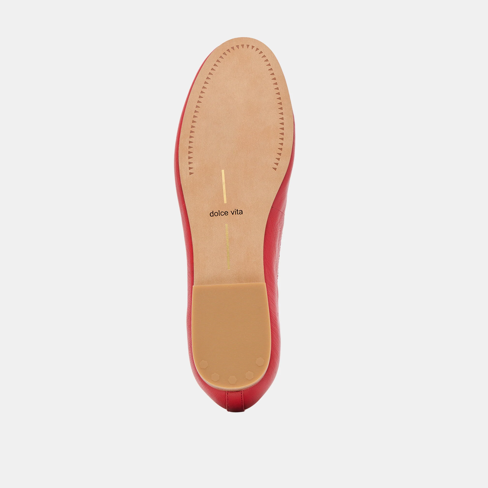 RITLA WIDE BALLET FLATS CHERRY LEATHER - Image 9