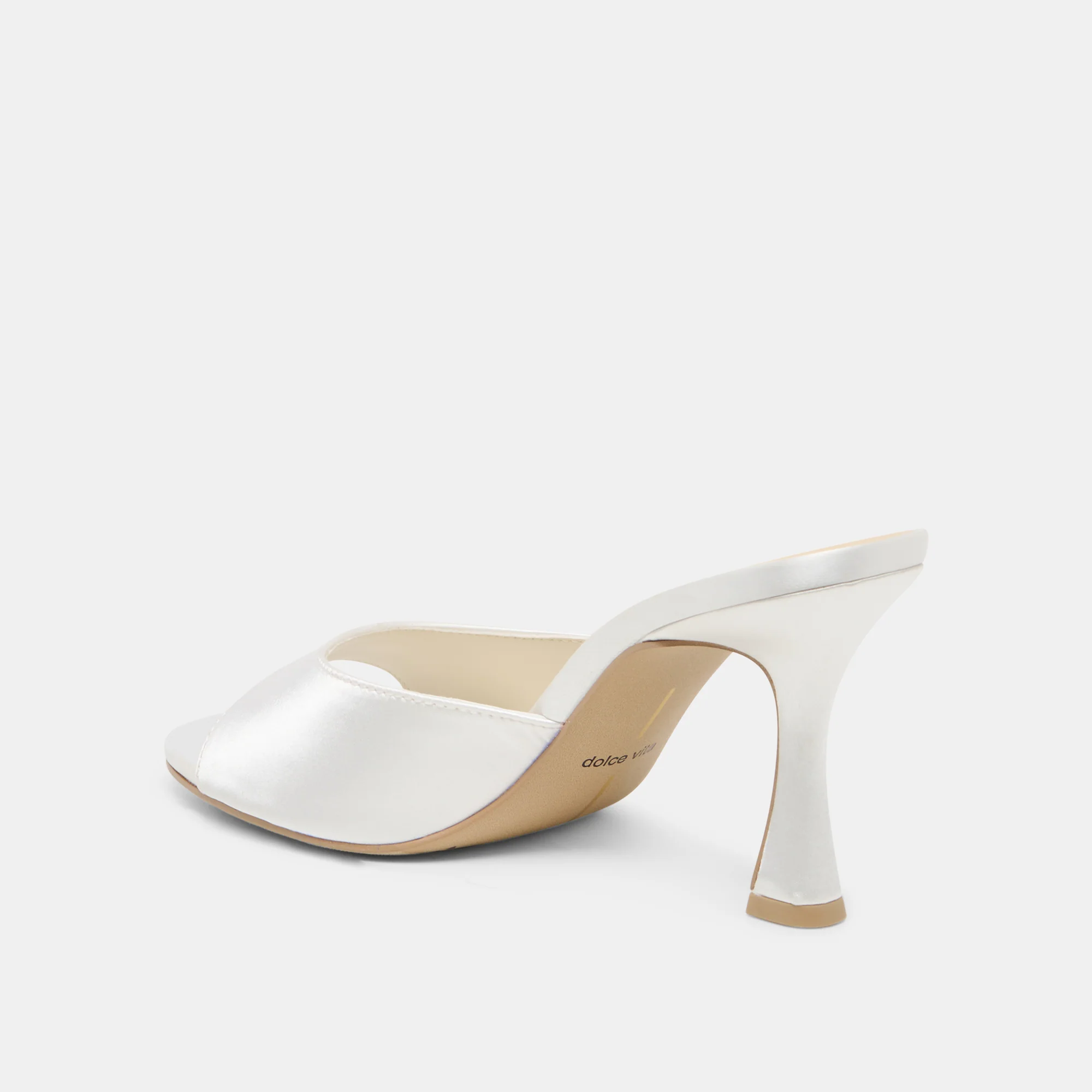 ROSHA HEELS TRUE WHITE SATIN - Image 7
