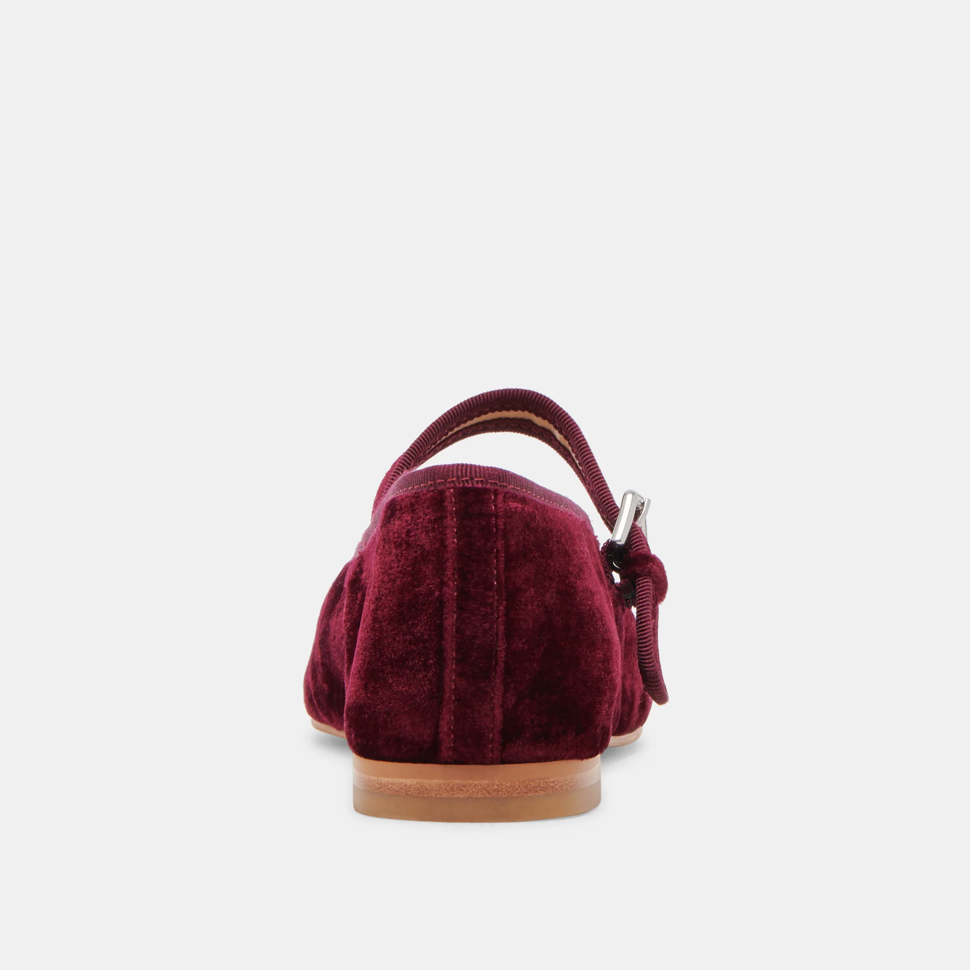 ROSLYN BALLET FLATS WINE VELVET - Image 10