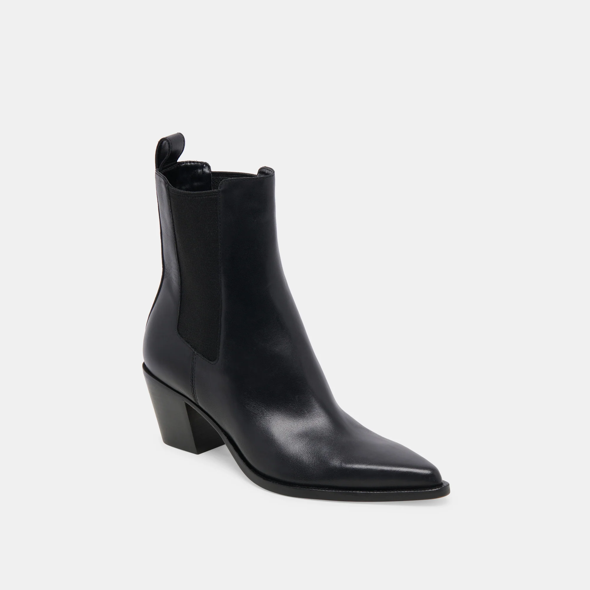 SHADIE H2O WIDE BOOTIES BLACK LEATHER - Image 3