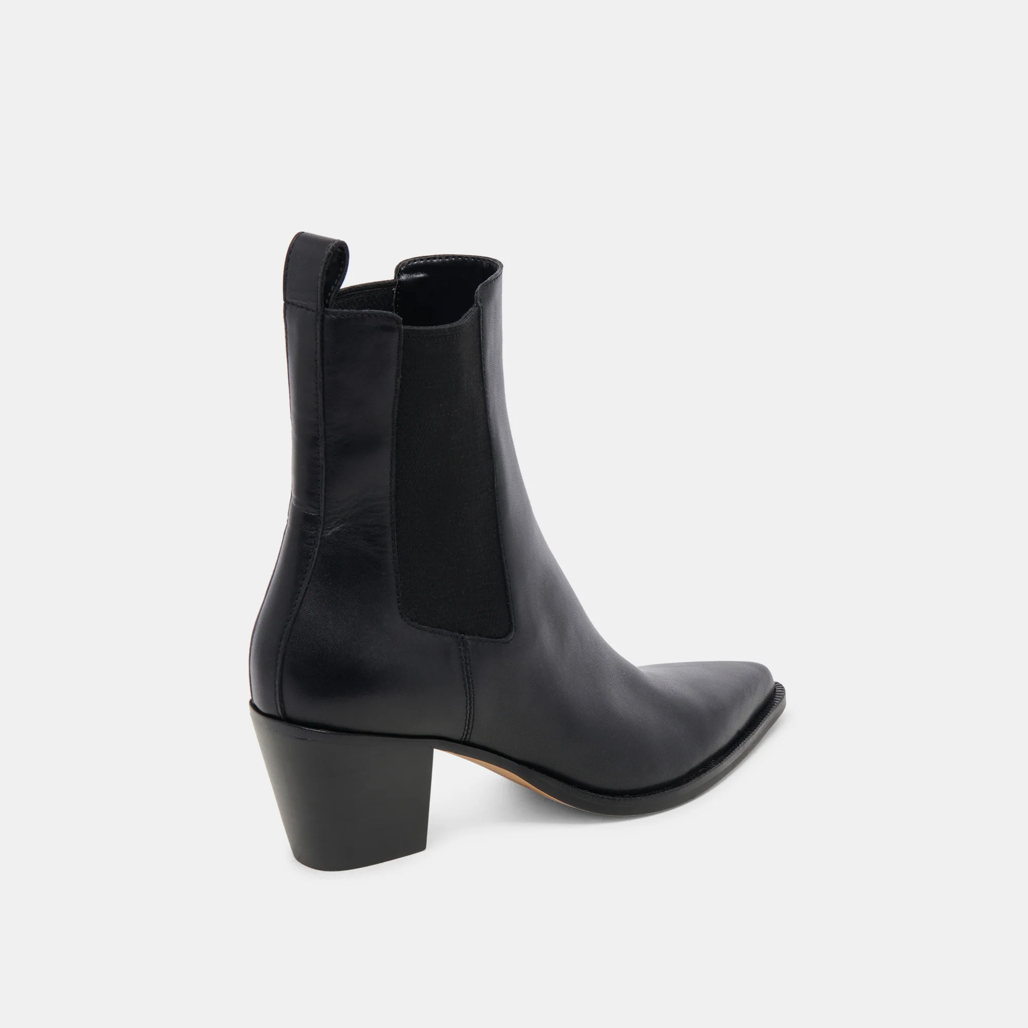 SHADIE H2O WIDE BOOTIES BLACK LEATHER - Image 5