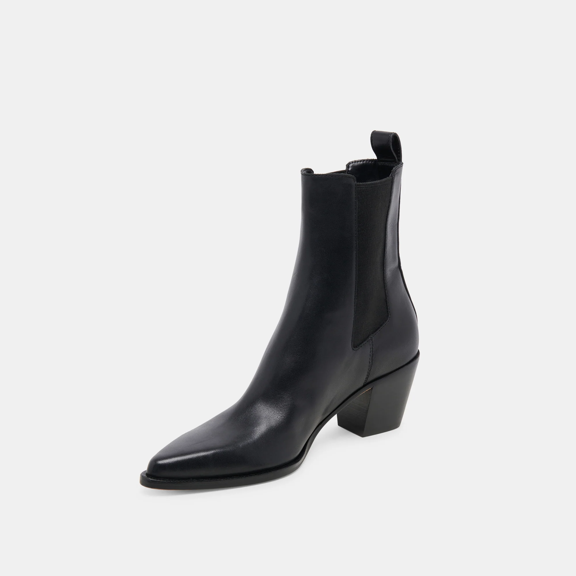 SHADIE H2O WIDE BOOTIES BLACK LEATHER - Image 7