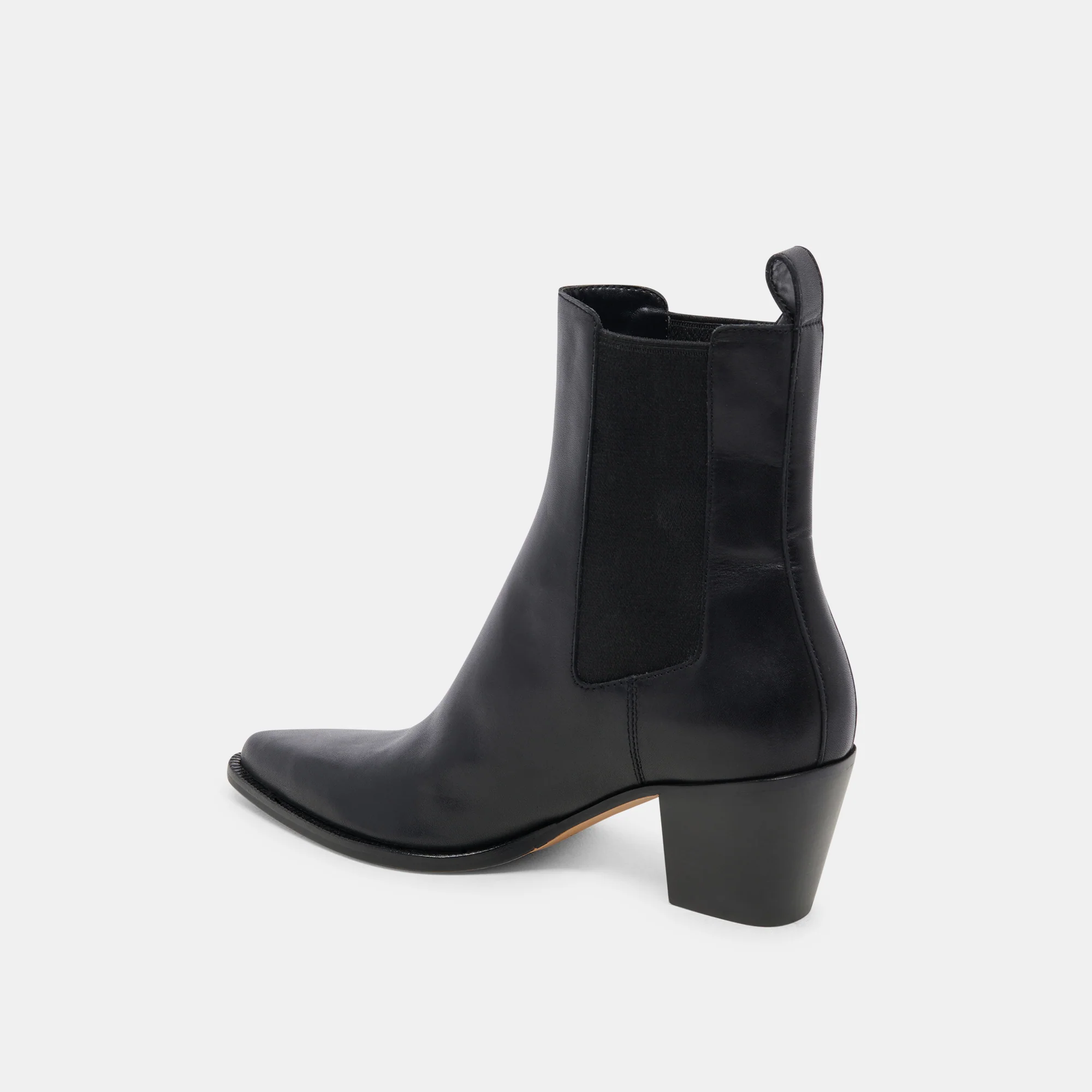 SHADIE H2O WIDE BOOTIES BLACK LEATHER - Image 8