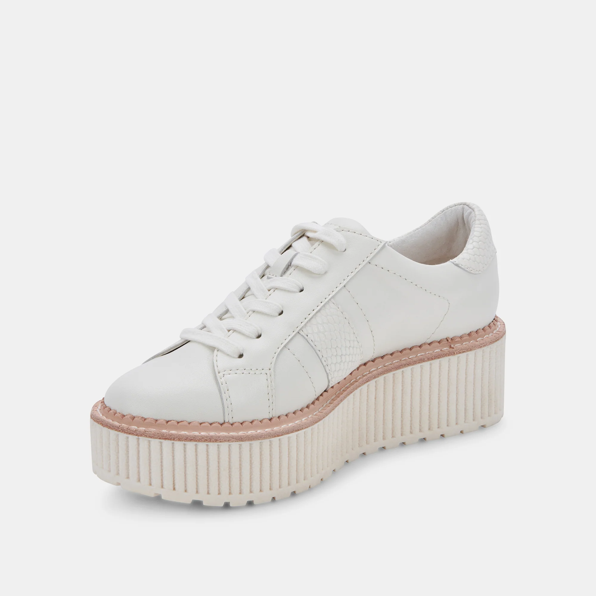 TIGER SNEAKERS WHITE LEATHER - Image 7