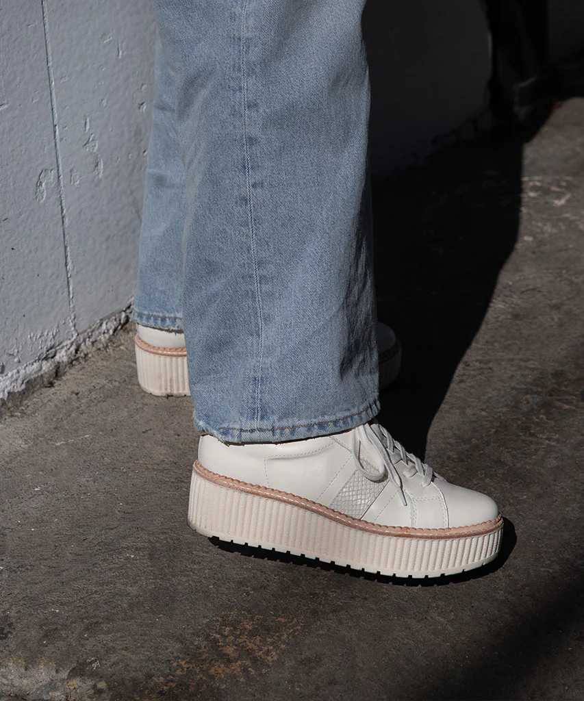 TIGER SNEAKERS WHITE LEATHER - Image 8