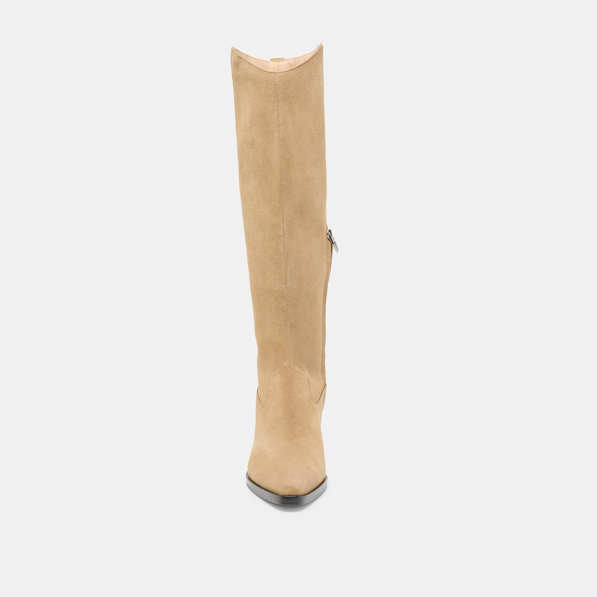VIRONA H2O WIDE CALF BOOTS DK TAUPE SUEDE - Image 11