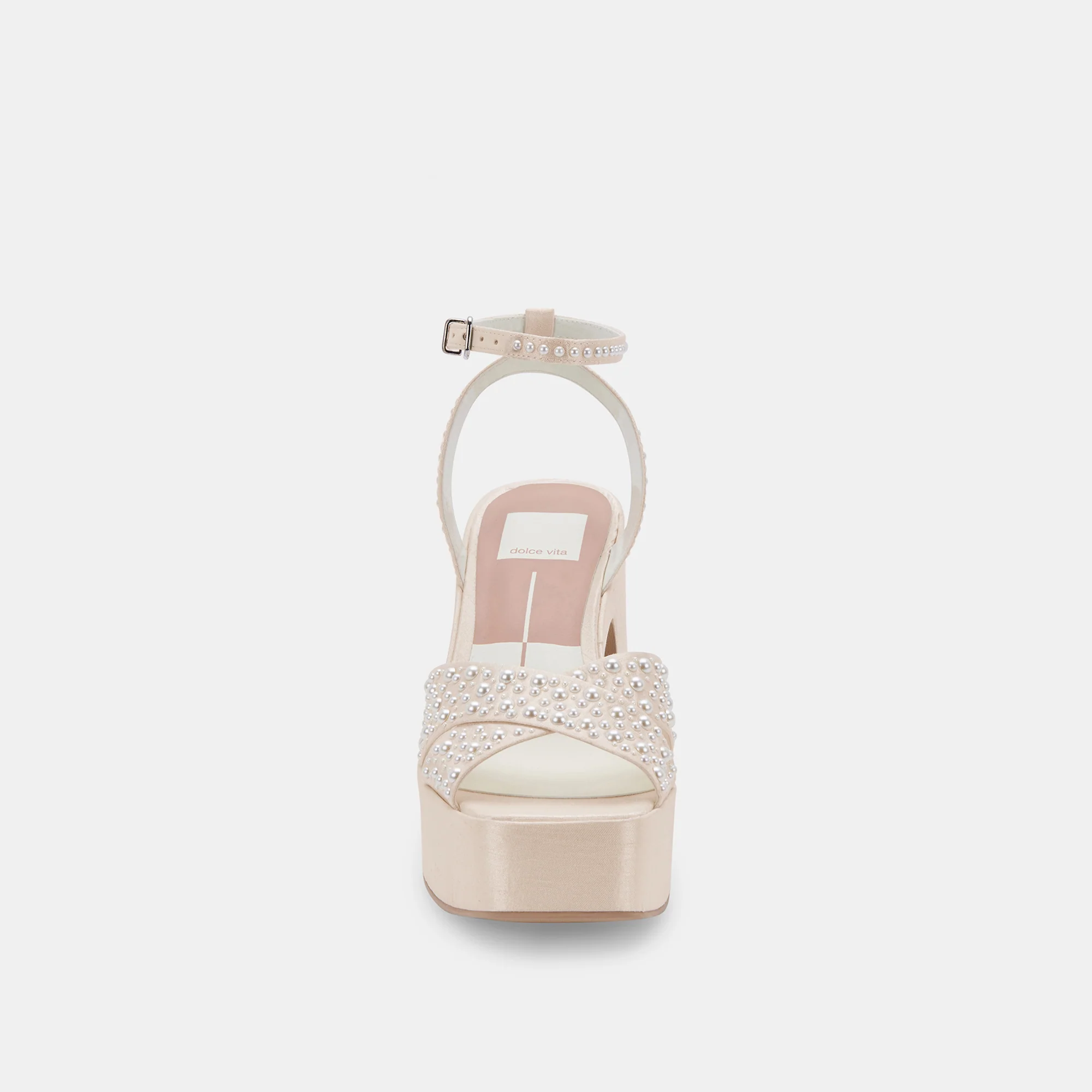 WESSI PEARL HEELS VANILLA PEARLS - Image 8