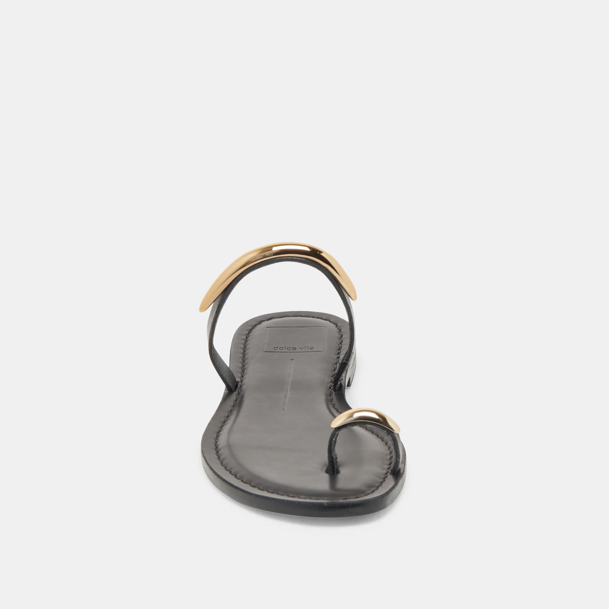 WINK SANDALS BLACK LEATHER - Image 9