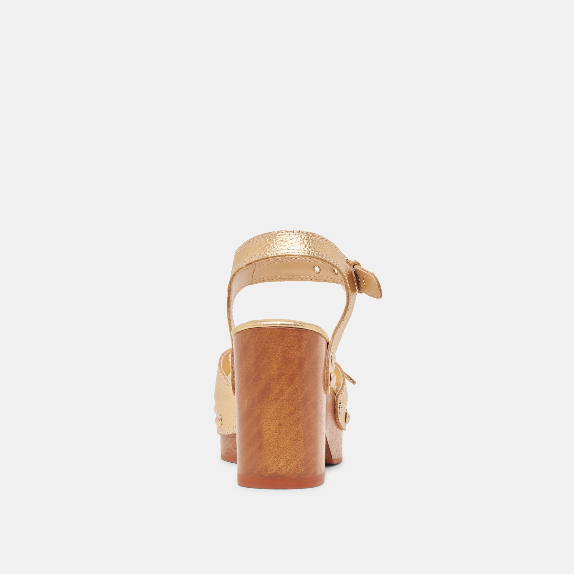 YANDY HEELS GOLD LEATHER - Image 7
