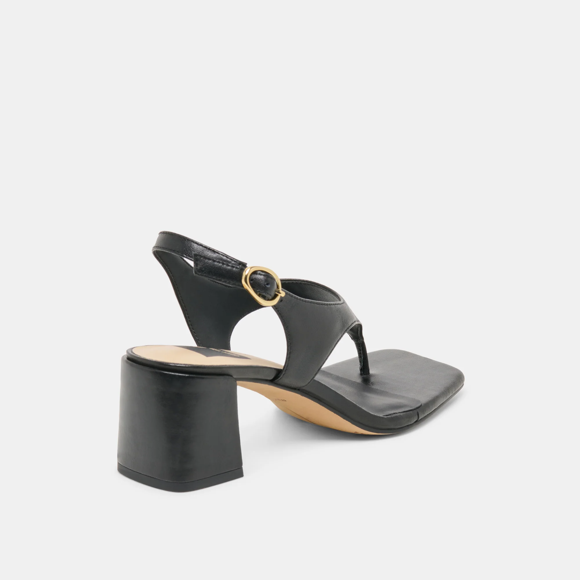 YVES HEELS BLACK LEATHER - Image 3