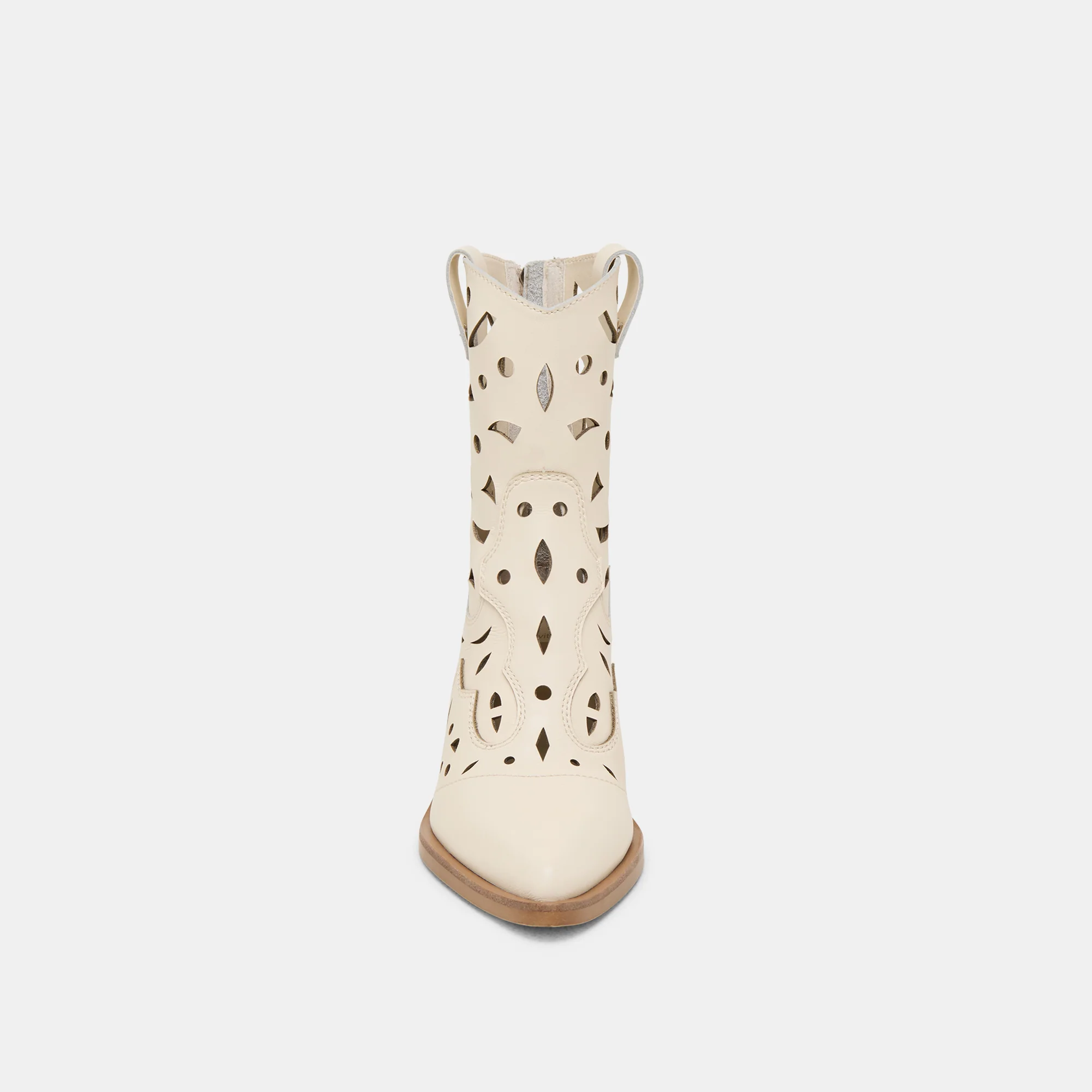 ZENOBI BOOTIES OFF WHITE LEATHER - Image 6