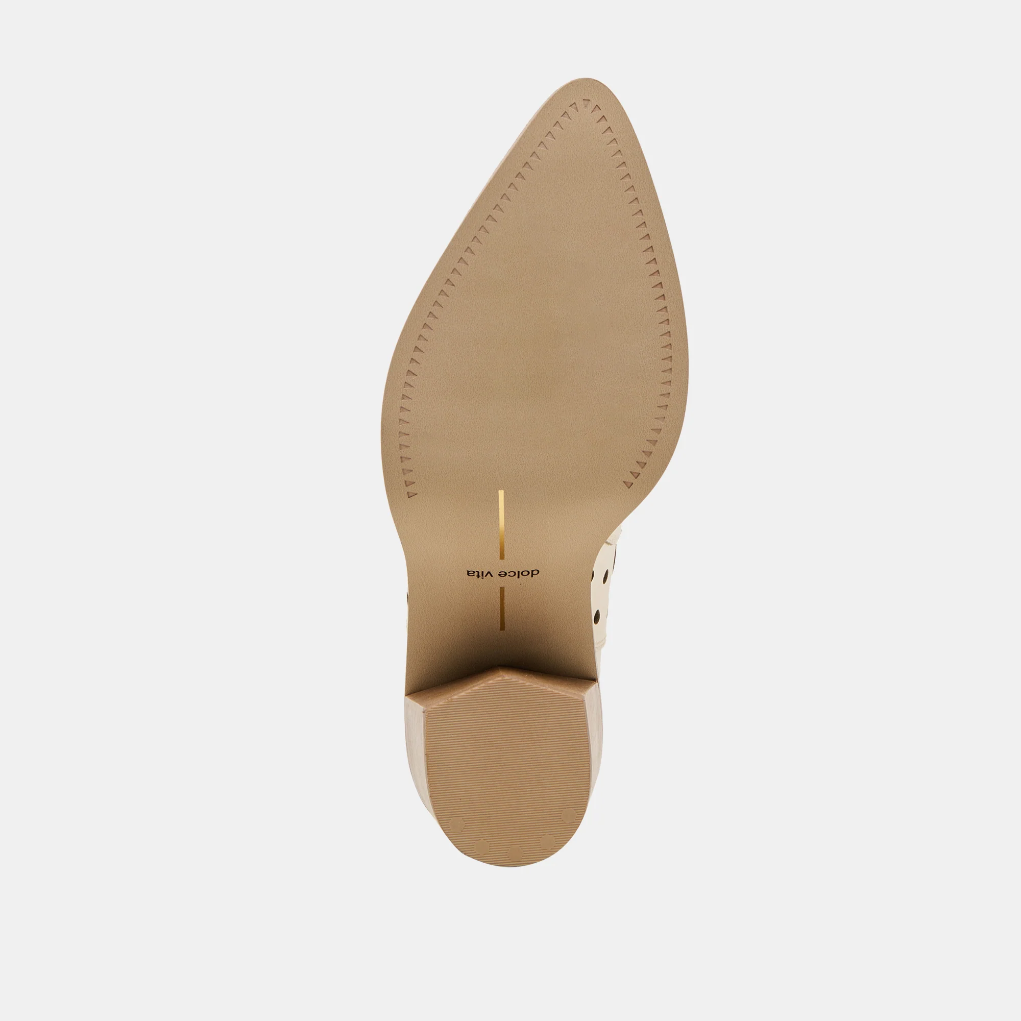 ZENOBI BOOTIES OFF WHITE LEATHER - Image 9