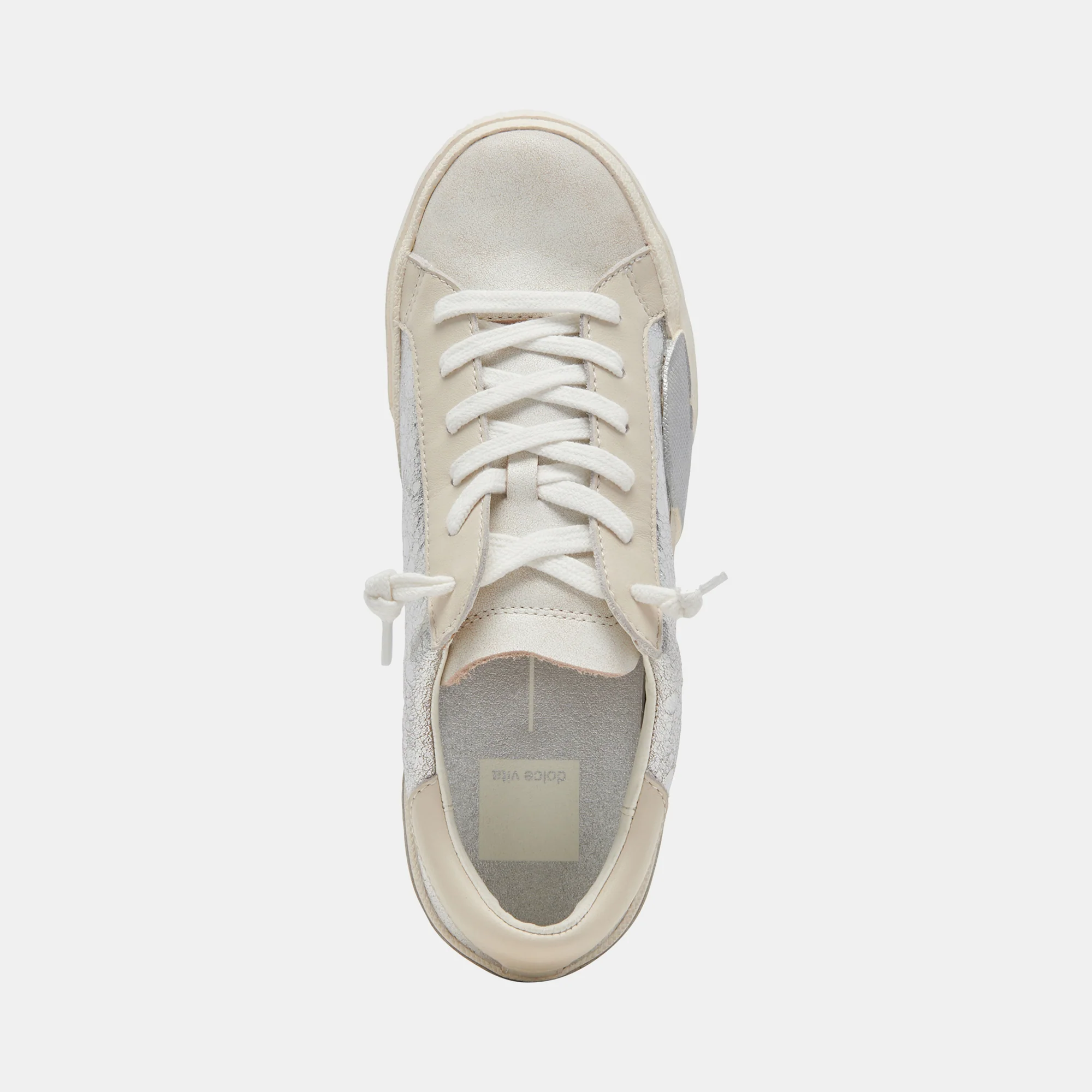 ZINA SNEAKERS CHROME DISTRESSED LEATHER - Image 9