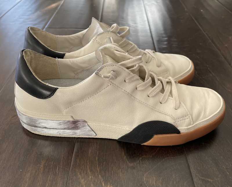 ZINA SNEAKERS WHITE BLACK LEATHER re:vita - Image 11