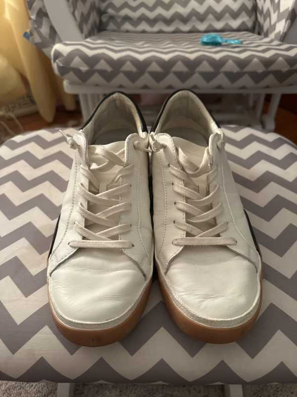 ZINA SNEAKERS WHITE BLACK LEATHER re:vita - Image 4