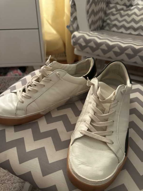 ZINA SNEAKERS WHITE BLACK LEATHER re:vita - Image 5
