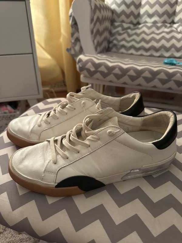 ZINA SNEAKERS WHITE BLACK LEATHER re:vita - Image 6