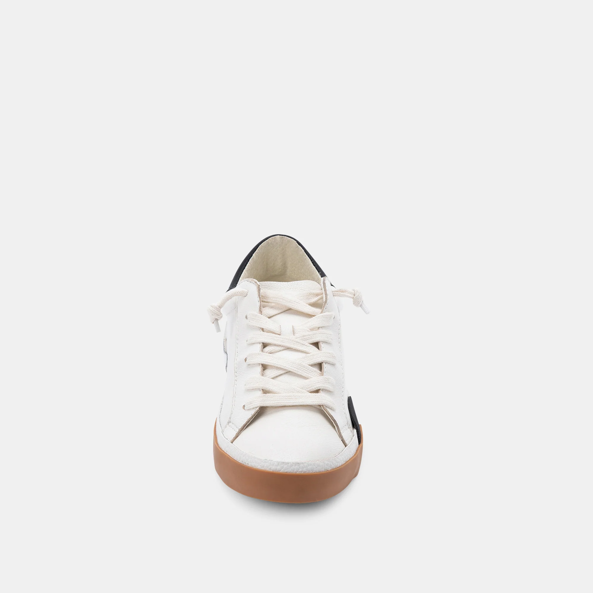 ZINA SNEAKERS WHITE BLACK LEATHER - Image 7